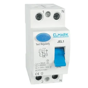 Interruttore differenziale 2P 63A Elmark 30mA tipo AC