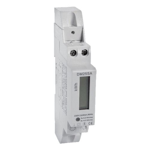 Contatore Elettrico ELMARK 5(40)A 1 Modulo Display LCD EL-45SA ELMARK 50213