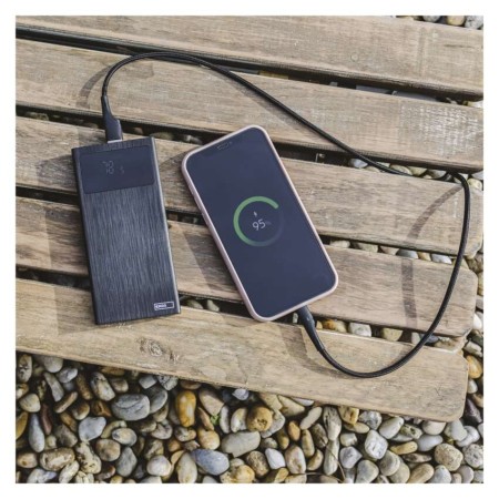 Power bank EMOS BetaQ 10000mAh 22.5W Nero – 4 Porte USB, USB-C e Display LED | EMOS B0531B