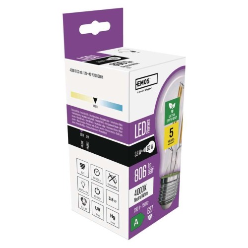 Lampadina LED Filamento E27 3.8W... Lampadina LED Filamento E27 3.8W...