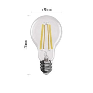 Lampadina LED Filamento E27 Dimmerabile 11W 4000K Luce Bianca Naturale | Emos ZF5264D 2