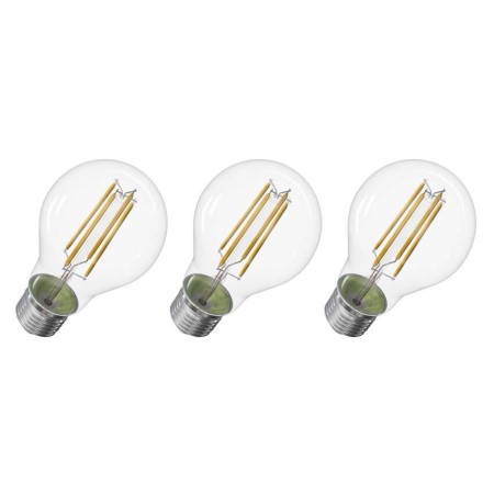 Confezione da 3 Lampadine LED Filamento E27 3.8W (60W) 2700K Classe A: Luce Calda | Emos ZF5147.3