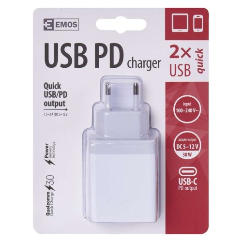 Caricabatterie USB da Parete 30W con... Caricabatterie USB da Parete 30W con...