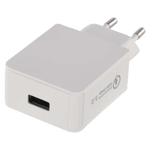 Caricabatterie USB 18W Quick Charge 3.0 EMOS V0113 bianco porta USB-A