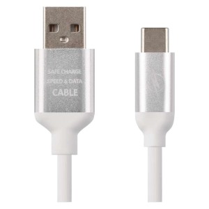 cavo usb-c 1m bianco ricarica dati emos sm7025w 2