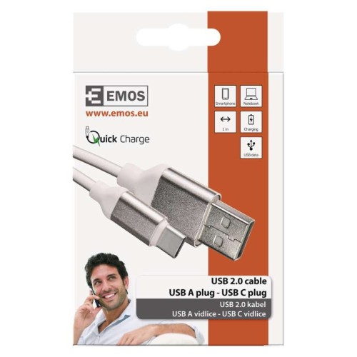 Cavo USB-C 1m Bianco – Ricarica e... Cavo USB-C 1m Bianco – Ricarica e...