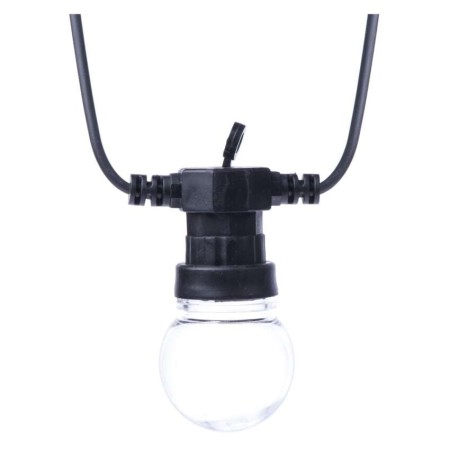 Catena Luminosa LED con 10 Lampadine Trasparenti, 5 m, per Interni ed Esterni, Luce Calda Bianca | EMOS DCPW02