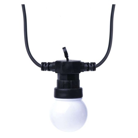 Catena Luminosa LED con 10 Lampadine Opache, 5 m, per Interni ed Esterni, Luce Calda Bianca | EMOS DCPW01