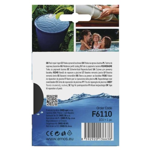 Nastro Riparatore per Piscina Nero...