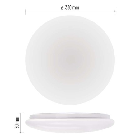 Plafoniera LED FIONI 24W: 150W Equivalente | Emos ZM1122