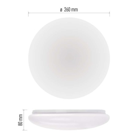 Plafoniera LED FIONI 12W: 80W Equivalente | Emos ZM1120