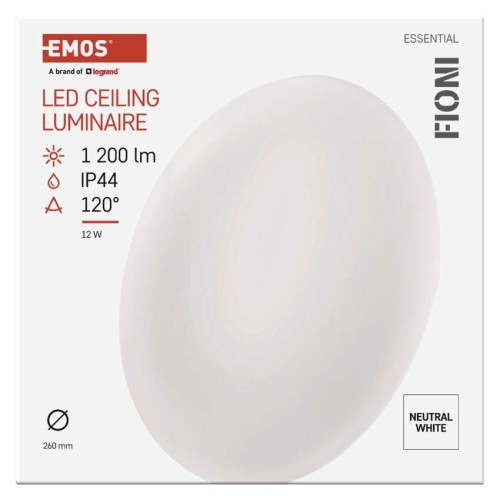 Plafoniera LED FIONI 12W: 80W... Plafoniera LED FIONI 12W: 80W...