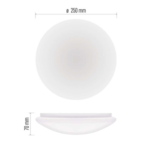 Plafoniera LED TIVI Classe A 5.2W:... Plafoniera LED TIVI Classe A 5.2W:...