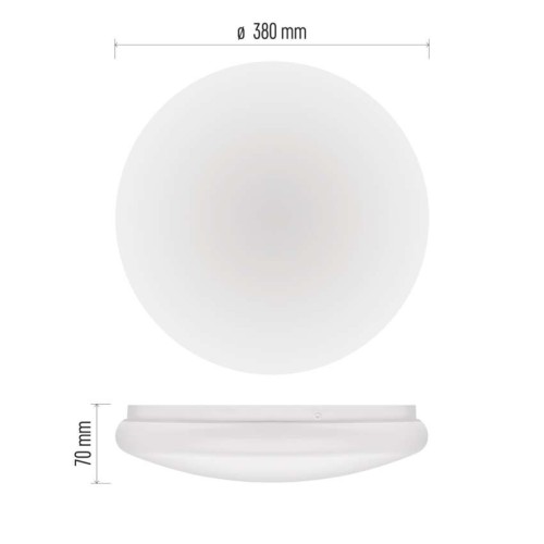 Plafoniera LED TIVI Classe A 11W:... Plafoniera LED TIVI Classe A 11W:...