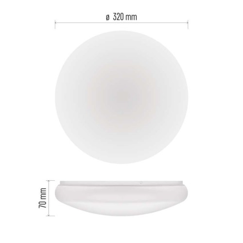 Plafoniera LED TIVI Classe A 8.6W:... Plafoniera LED TIVI Classe A 8.6W:...