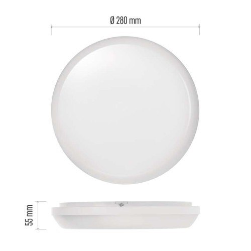 Plafoniera LED Dori 24.5W IP54: 150W... Plafoniera LED Dori 24.5W IP54: 150W...