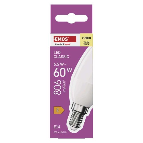 Lampadina LED Oliva E14 6.5W (60W)... Lampadina LED Oliva E14 6.5W (60W)...