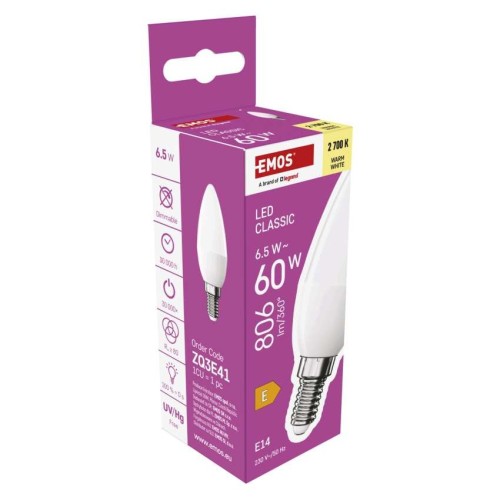 Lampadina LED Oliva E14 6.5W (60W)... Lampadina LED Oliva E14 6.5W (60W)...