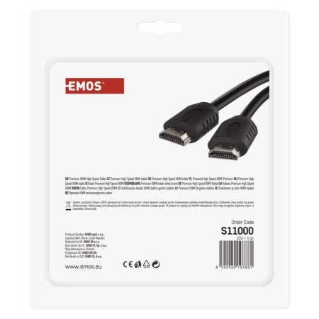 Cavo HDMI 2.0 4K UHD 18 Gbits 10m - Qualità Superiore | Emos S11000