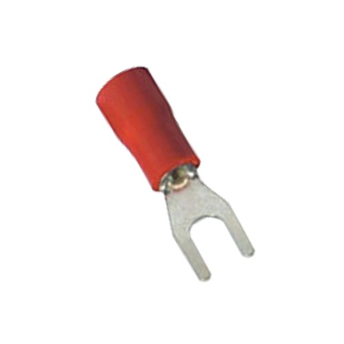 Capicorda preisolati a forcella Rosso 0.5-1.5mm² per viti da 6mm Elmark 59082