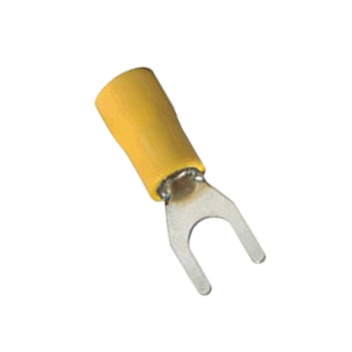 Capicorda preisolati a forcella Giallo 4-6mm² per viti da 4mm Elmark 59086