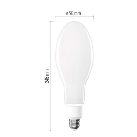 Lampadina LED a Filamento ED90 E27 36W 4000K 6000LM | Illuminazione Stradale Efficiente | Emos ZF5751