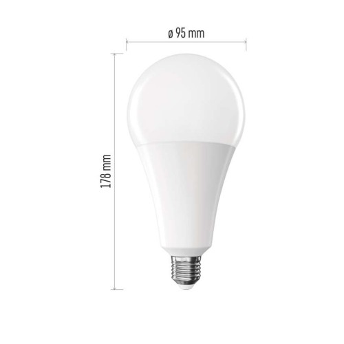 Lampadina LED Goccia E27 A95 28W... Lampadina LED Goccia E27 A95 28W...