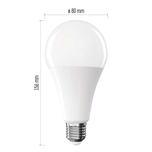 Lampadina LED Goccia E27 A80 20W... Lampadina LED Goccia E27 A80 20W...