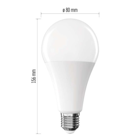 Lampadina LED Goccia E27 A80 20W (150W) 2452lm 2700K Luce Calda | EMOS ZQ5E81