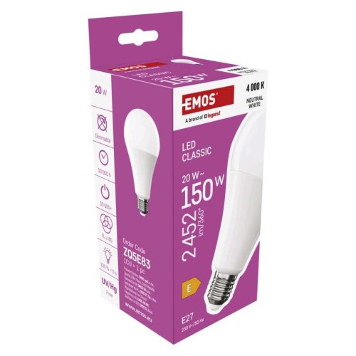 Lampadina LED Goccia E27 A80 20W... Lampadina LED Goccia E27 A80 20W...