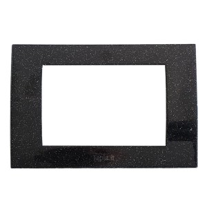 Placca 6 Moduli Nera Flash...