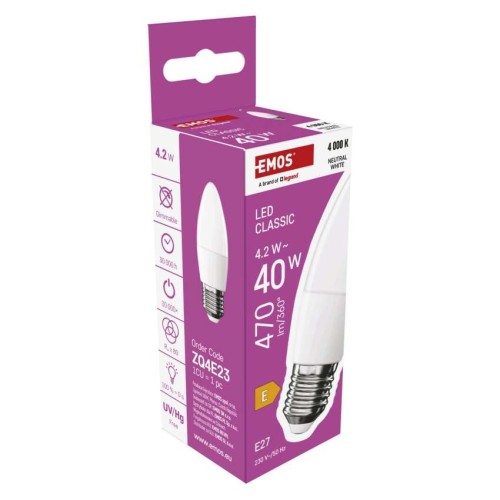 Lampadina LED Oliva E27 4.2W (40W)... Lampadina LED Oliva E27 4.2W (40W)...