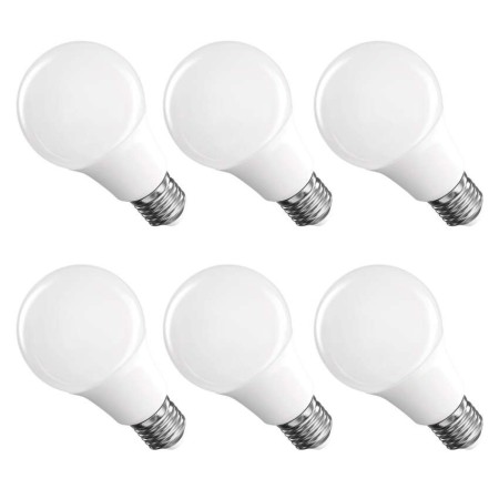 Set 6 Lampadine LED A60 E27 9.4W (60W) 806lm 4000K Bianco Neutro | EMOS ZL5F43.6