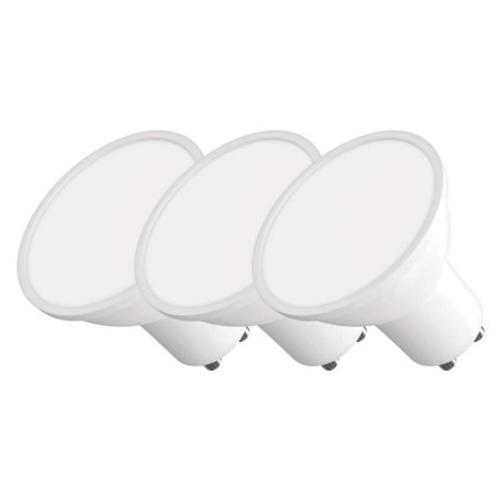 Set 3 Faretti LED GU10 7W (60W) 3000K 806lm: Illuminazione Calda | Emos ZQ8E42.3