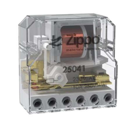 Relè ad Impulsi Meccanico 2 Contatti 250V 10A 4 Impulsi | Zippo 25041 Relè ad Impulsi Meccanico 2 Contatti 250V 10A 4 Impulsi | Zippo 25041