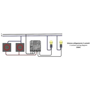 Relè ad Impulsi Meccanico 2 Contatti 250V 10A 4 Impulsi | Zippo 25041 2