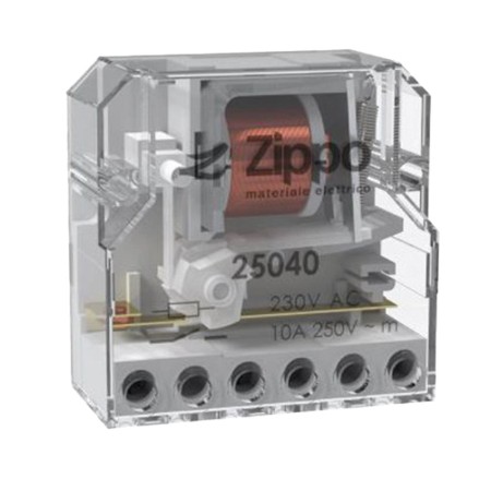 Relè ad Impulsi Meccanico 1 Contatto 250V 10A | Zippo 25040 Relè ad Impulsi Meccanico 1 Contatto 250V 10A | Zippo 25040
