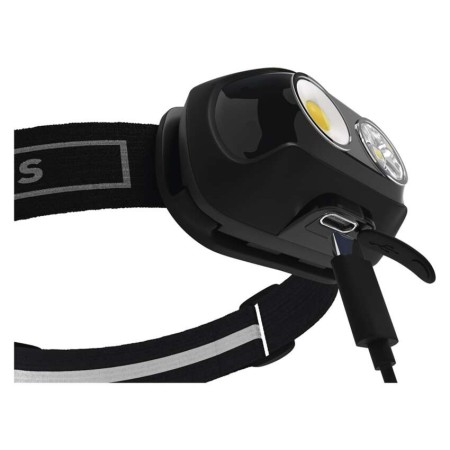 Lampada Frontale LED COB Ricaricabile, 500 lm, Sensore Touchless, 7 Modalità, 130m di Portata, USB-C | EMOS P3542