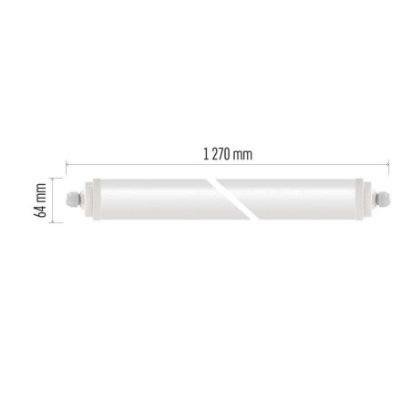Plafoniera LED stagna FESTY 34W con Efficienza 120lm/W, IP65 e 4100lm | Emos ZT4420