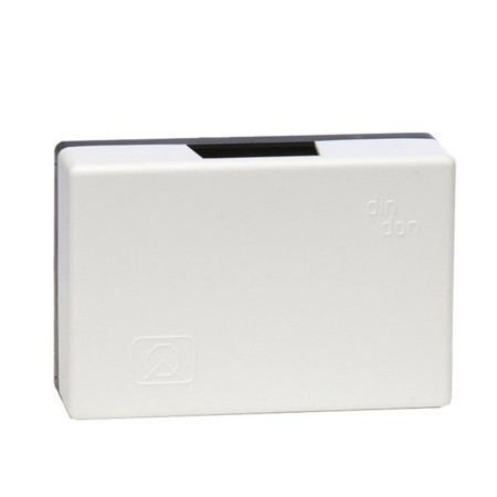 Suoneria due toni Din-Don rettangolare 220V bianca Zippo 4067 Suoneria due toni Din-Don rettangolare 220V bianca Zippo 4067