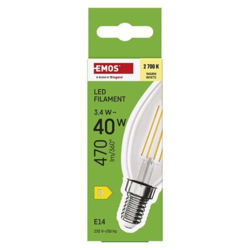 Lampadina LED Filamento Oliva E14... Lampadina LED Filamento Oliva E14...