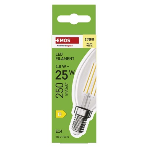 Lampadina LED Filamento Oliva E14... Lampadina LED Filamento Oliva E14...