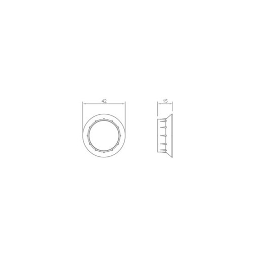 GHIERA FILETTATA E14 ARGENTO 0235/ARG GHIERA FILETTATA E14 ARGENTO 0235/ARG