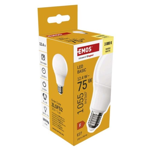 Lampadina LED Goccia E27 12.4W (75W)... Lampadina LED Goccia E27 12.4W (75W)...