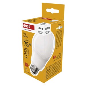 Lampadina LED Goccia E27 12.4W 1055lm 4000K | Emos ZL5F53