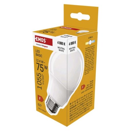 Lampadina LED Goccia E27 12.4W 1055lm 4000K | Emos ZL5F53 Lampadina LED Goccia E27 12.4W 1055lm 4000K | Emos ZL5F53