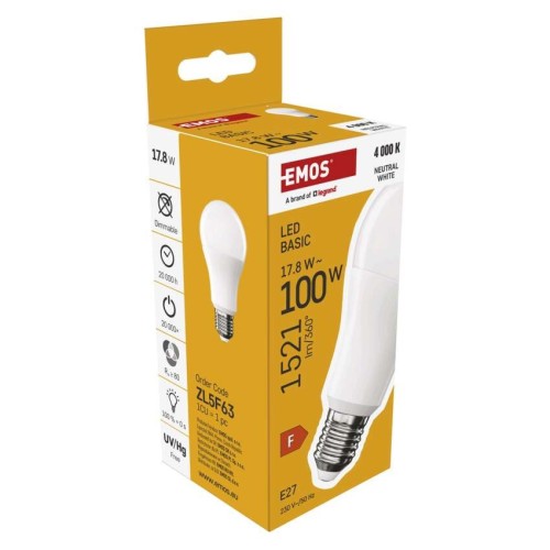 Lampadina LED Goccia E27 17.8W (100W)... Lampadina LED Goccia E27 17.8W (100W)...