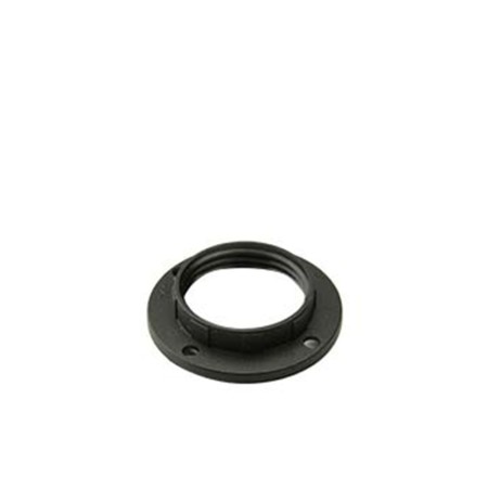 GHIERA FILETTATA E14 NERA TERMOPLASTICA FAI 0235/N
