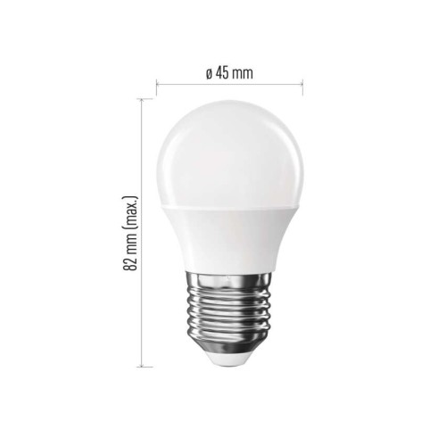 Lampadina LED Sfera E27 5.5W (40W)... Lampadina LED Sfera E27 5.5W (40W)...
