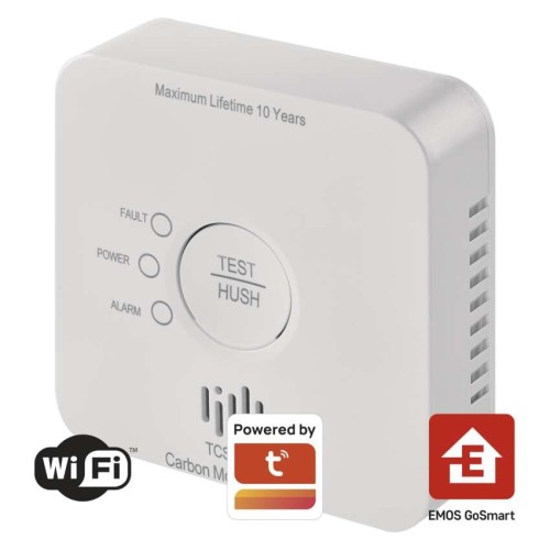 Rilevatore Wi-Fi EMOS P56400S con simboli funzione e casa Rilevatore Wi-Fi EMOS P56400S con simboli funzione e casa
